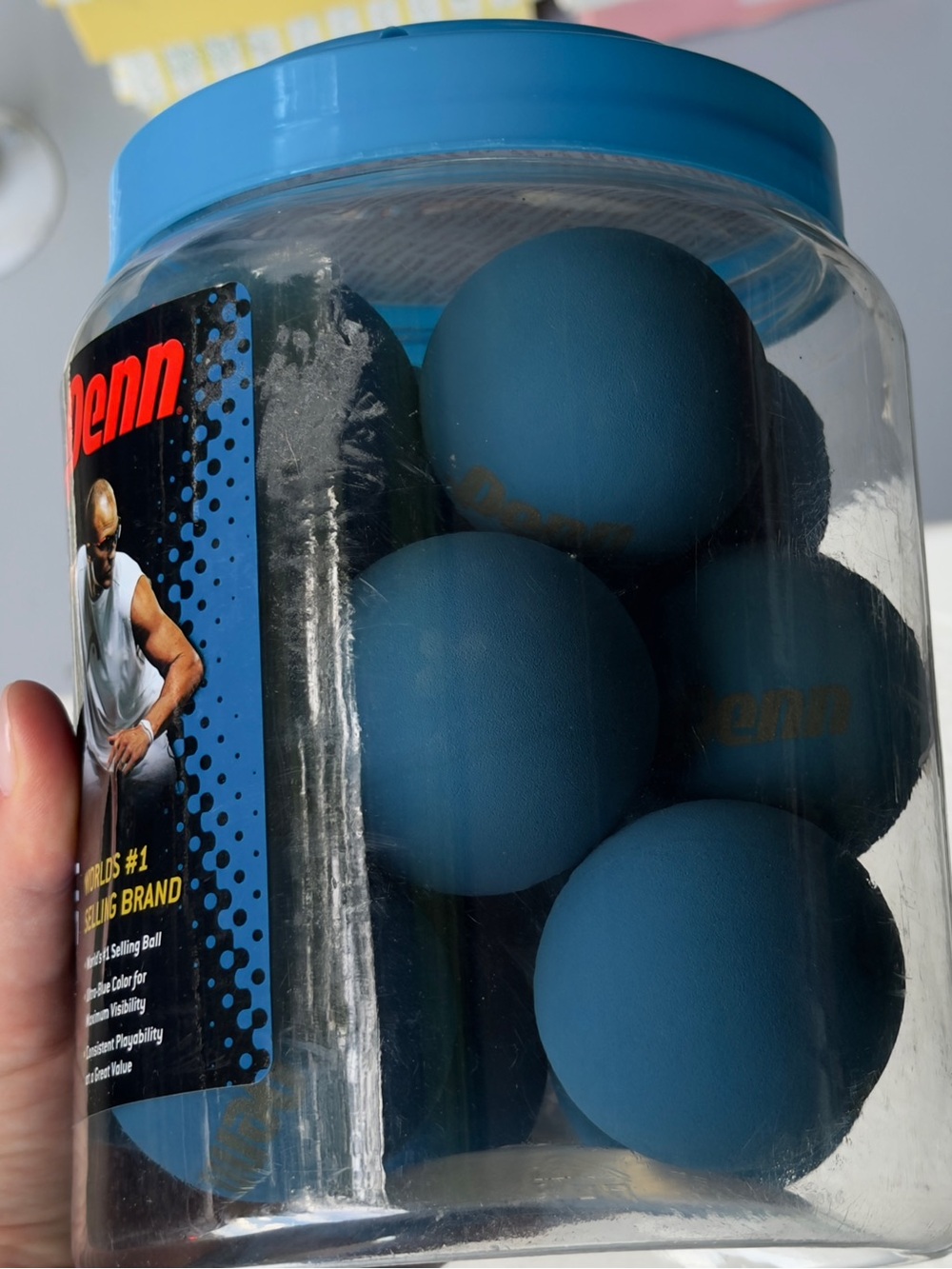 Penn Ultra-Blue Racquetballs 12 Pack New Sealed Official Racquetball Balls